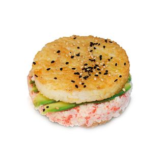 Rice-burger con granchio