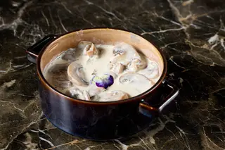 Supa crema de ciuperci