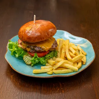 SMASH BURGER + FRYTKI