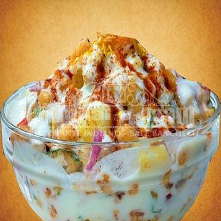 Dahi aloo chana chaat