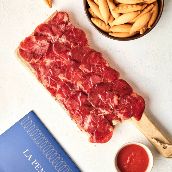 Lomo de Bellota Ibérico 50% raza Ibérica -Sobre al Vacio 100 Gr
