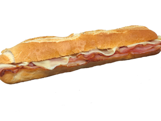 Bocadillo De Bacon Con Queso