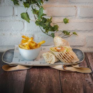 Wrap de Pollo Crujiente