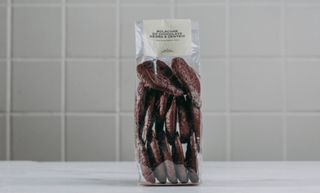 Bolachas de chocolate negro e centeio