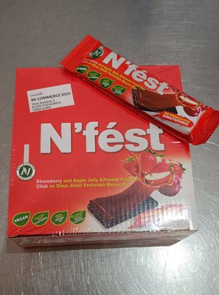 Pločice gluten free jabuka i jagoda 40g