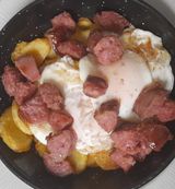 Huevos Rotos Con Longaniza