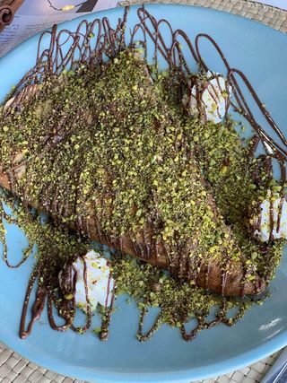 Crêpe Pistachio