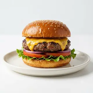 Hamburguesa Con Queso