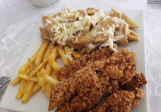 Plat Chicken Sauce Blanche
