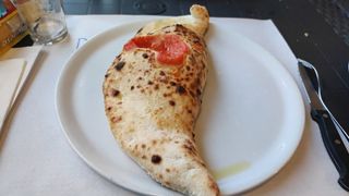 Calzone fantasia del Cilentano - bianco
