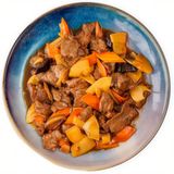 Ternera Con Bambú Y Setas Chinas