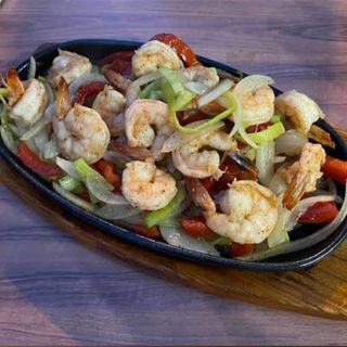 plato de langostinos