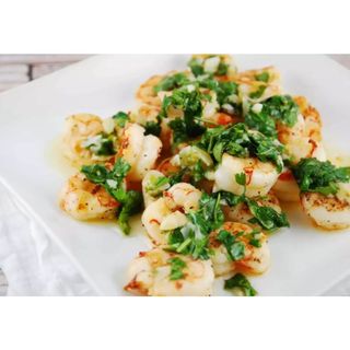 Cilantro And Garlic Prawns