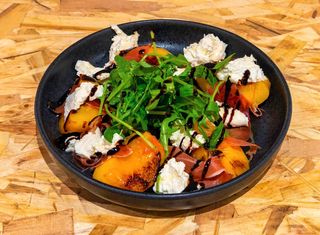 Ensalada Melocotón Dali