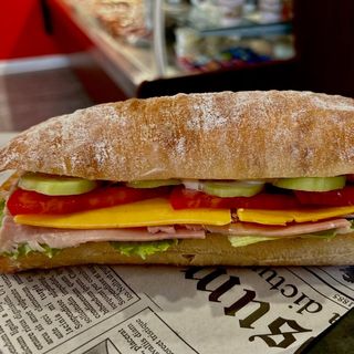 Чабата с шунка