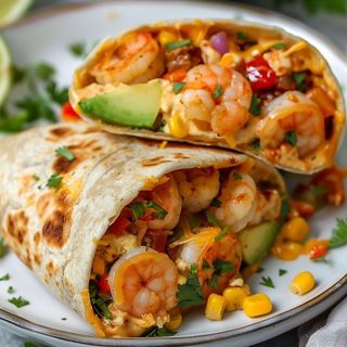 Burrito gambas/Prawns