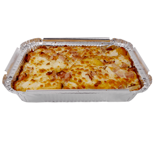 Patatas Gratinadas Carbonara