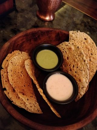 Papadum with Chutney