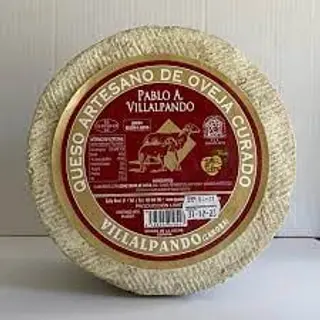 Queso Oveja Curado Villapando 300 Gr