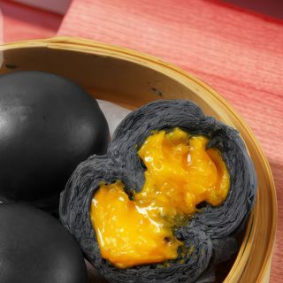 Black-bao con crema 2 pezzi