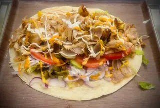 Piadina kebab menù