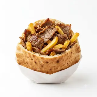 Kebab Con Patatas Fritas