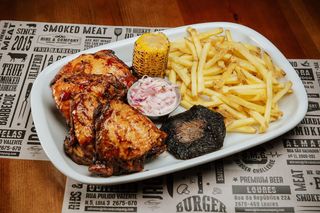 BBQ Whiskey Chicken Thighs