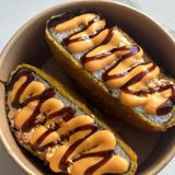 Суши бургер с креветками 