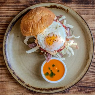 Egg Burger vegetarian