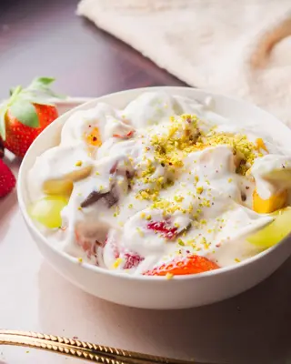 Fruit Salad (with Ice Cream)