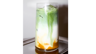 Iced Pumpkin Matcha Latte