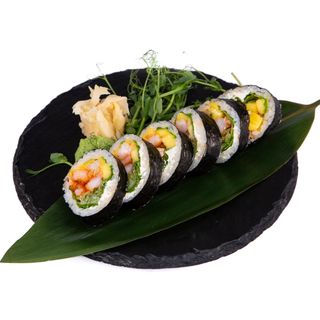 Ft. z pieczonymi na ostro krewetkami