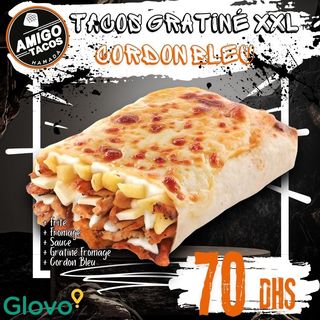 Tacos Gratiné XXL Cordon Bleu