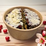 ბურგერი შებოლილი ორაგულით