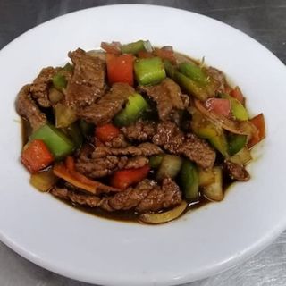 Ternera con salsa de ostras