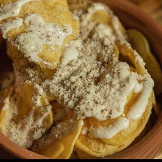 Patata chips cacio e pepe