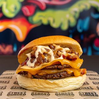 Burger Smash Sweety Onion Con Papas