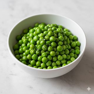 GUISANTES SALTEADOS CON SALSA DE MENTA