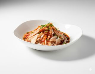 Salade D'oreilles De Cochon À L'huile Rouge