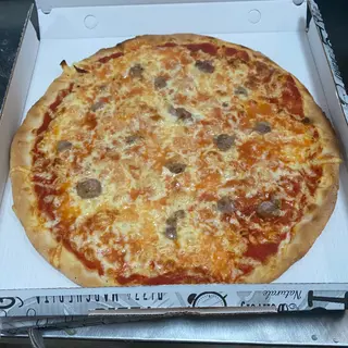 Pizza salsiccia e scamorza senza glutine