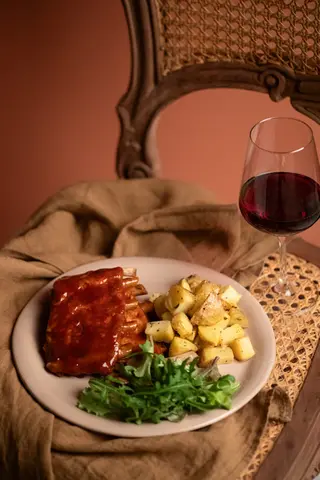 Ribs di maiale al forno lento
