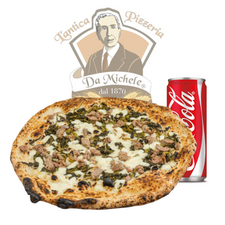 Pizza Salsiccia e Friarielli + bevanda