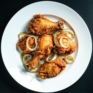 87a Pollo fritto con cipolla