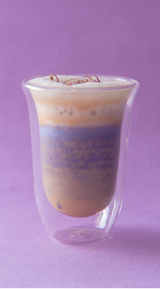 Ube Pistachio Velvet Latte