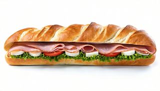 Panino crudo, pomodoro, mozzarella