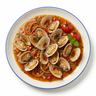 Almejas Con Salsa De La Casa
