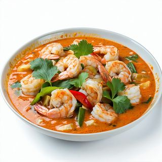 Gambas Al Curry Rojo Thai