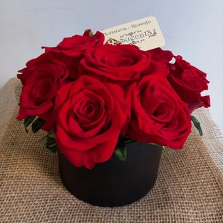 Bombonera de Rosas Rojas 