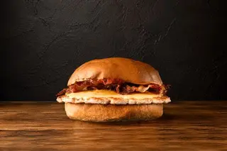 Bacon Cheese Chicken Smash
