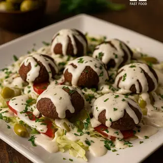 Ensalada de falafel